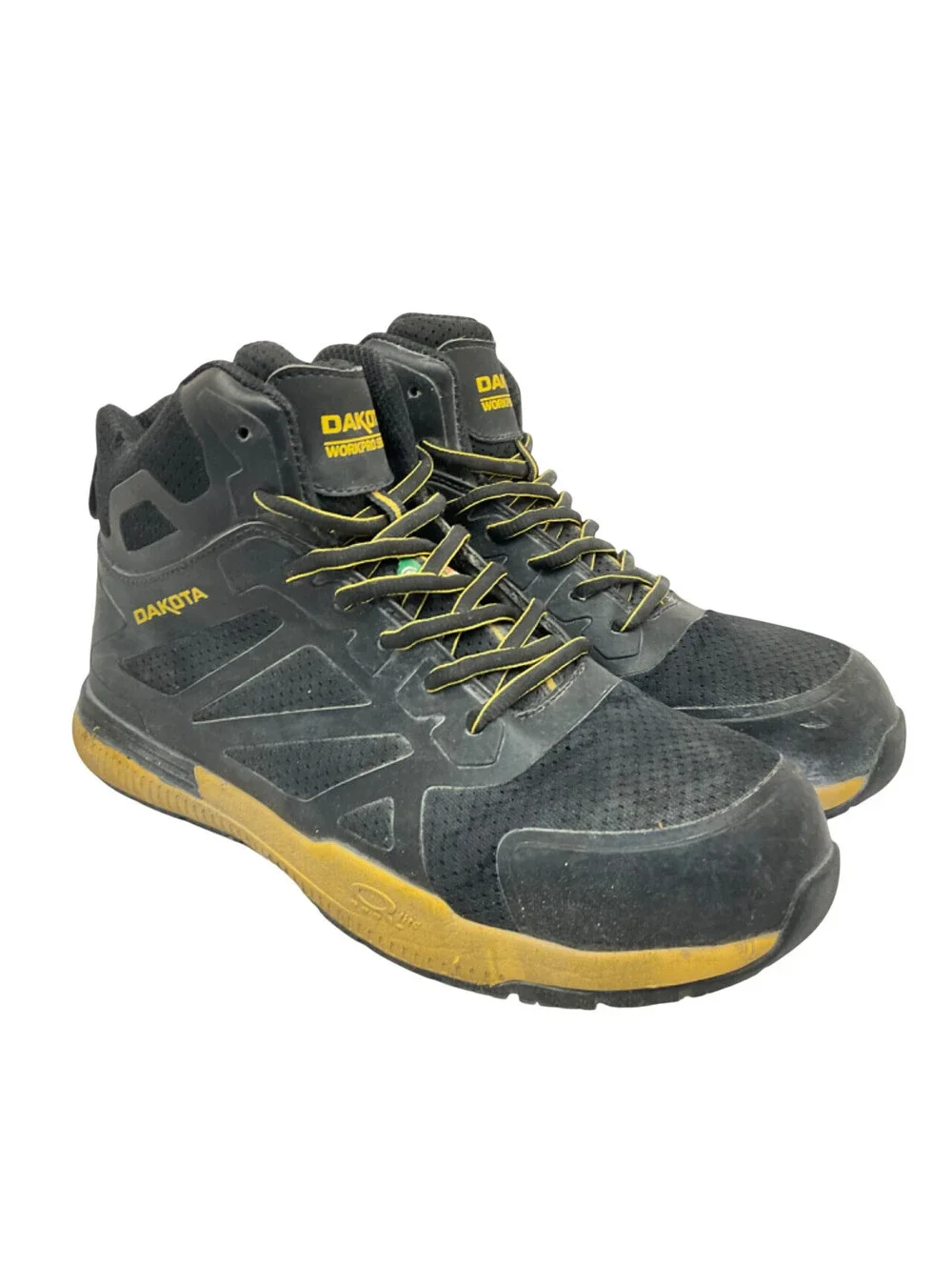 Dakota Men's Mid-Cut CTCP Lightweight Athletic Safety Shoes 3822 Black Size 8.5M